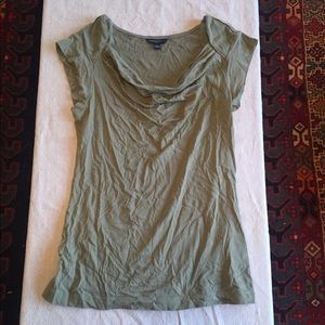 Cowl neck t